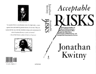 Afterward by Martin Delaney, Acceptable Risks by Jonathan Kwitney