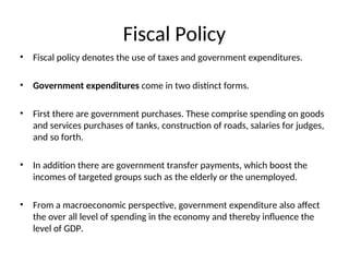 objectives and instruments of macroeconomics | PPT