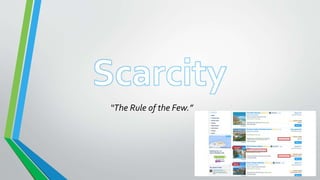 “The Rule of the Few.”
 