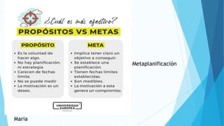 Maria
Metaplanificación
 