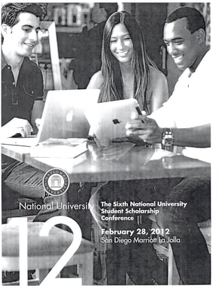 National_University-Student Scholarship Conference-2012-LinkedIn