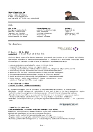 ravi resume | DOCX