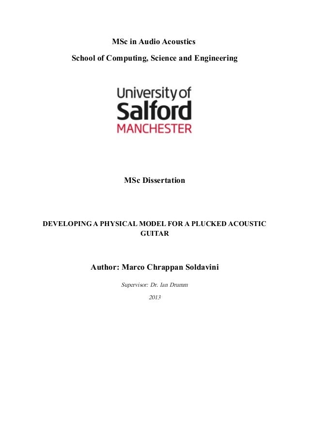 salford university dissertation examples