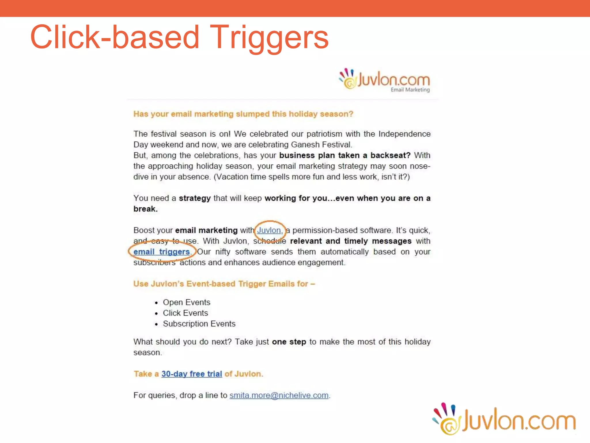 Click-based Triggers
 