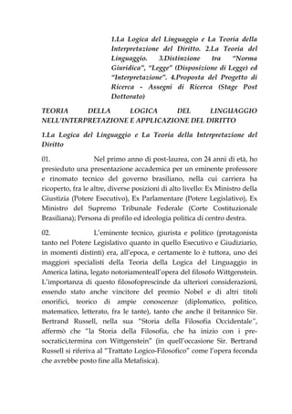 PROGETTO DI RICERCA | PDF