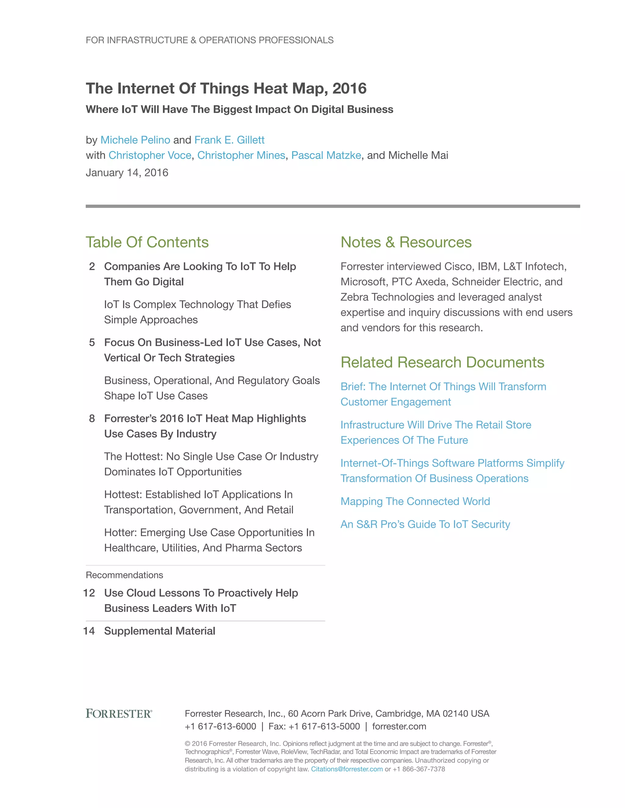 forrester-the-iot-heat-map | PDF