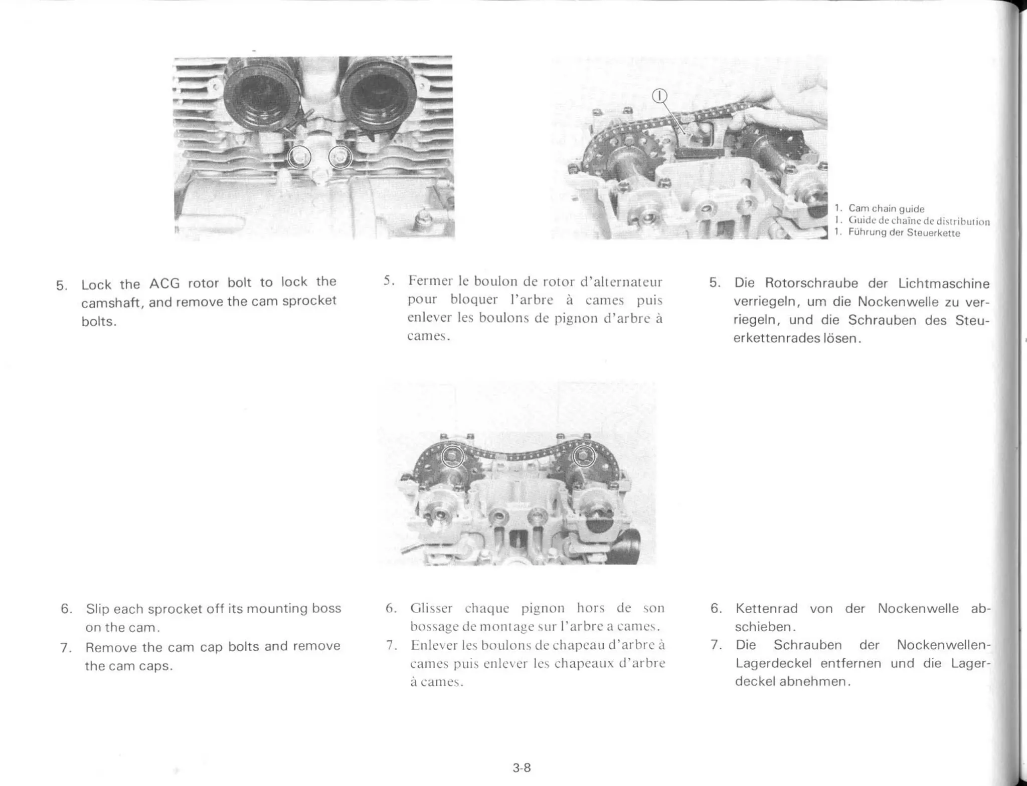 YAMAHA XS 400 1982 - service manual_chapter3_engine_overhaul_part1