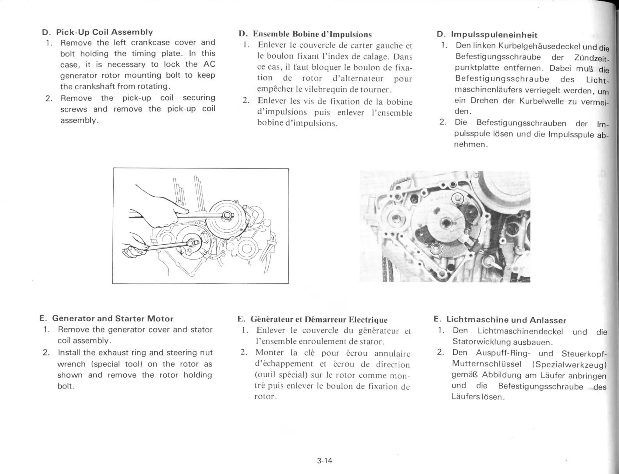 YAMAHA XS 400 1982 - service manual_chapter3_engine_overhaul_part1