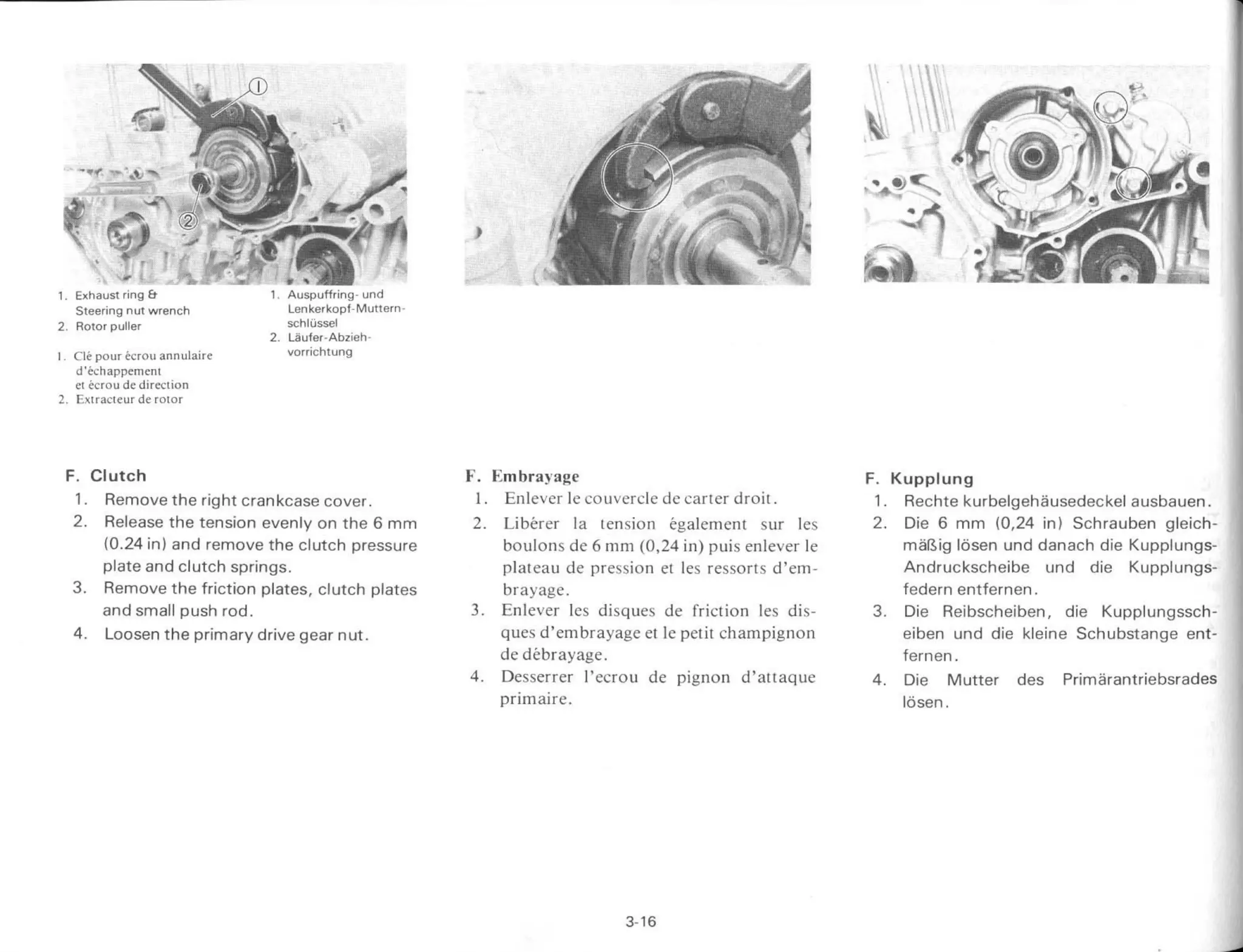 YAMAHA XS 400 1982 - service manual_chapter3_engine_overhaul_part1