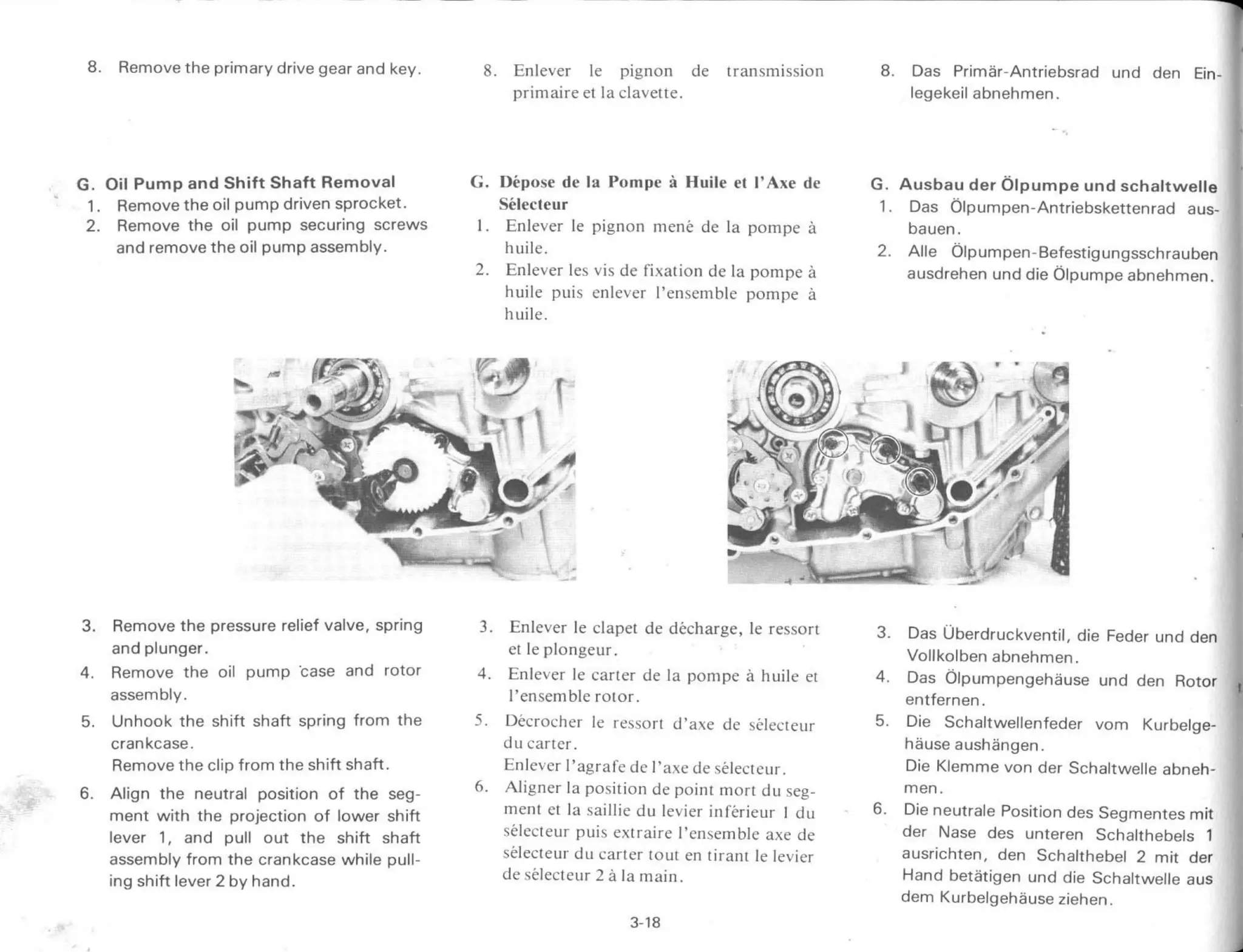 YAMAHA XS 400 1982 - service manual_chapter3_engine_overhaul_part1
