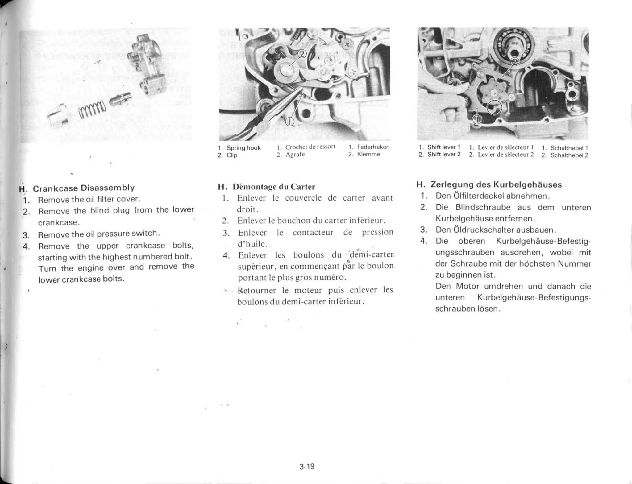 YAMAHA XS 400 1982 - service manual_chapter3_engine_overhaul_part1