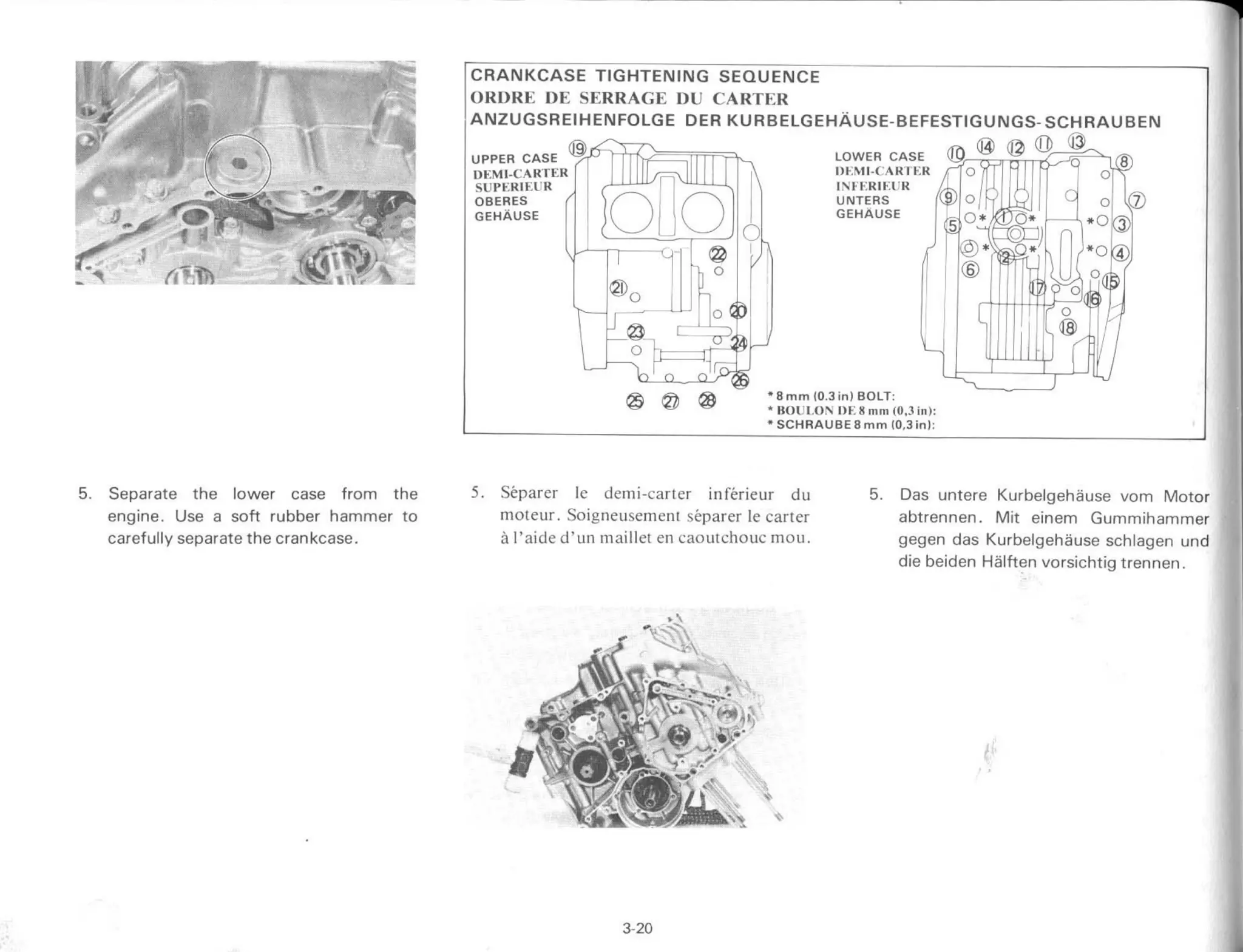 YAMAHA XS 400 1982 - service manual_chapter3_engine_overhaul_part1