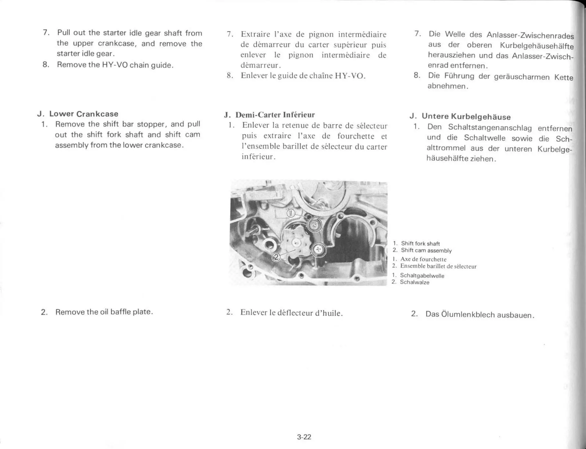 YAMAHA XS 400 1982 - service manual_chapter3_engine_overhaul_part1