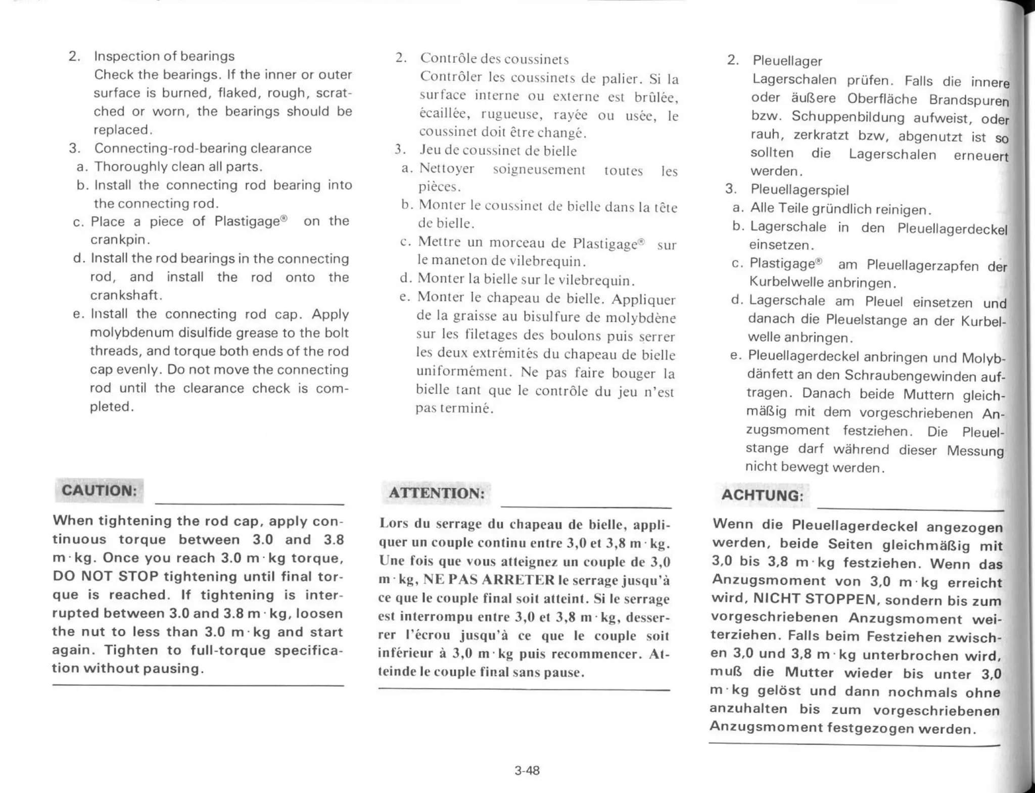 YAMAHA XS 400 1982 - service manual_chapter3_engine_overhaul_part2