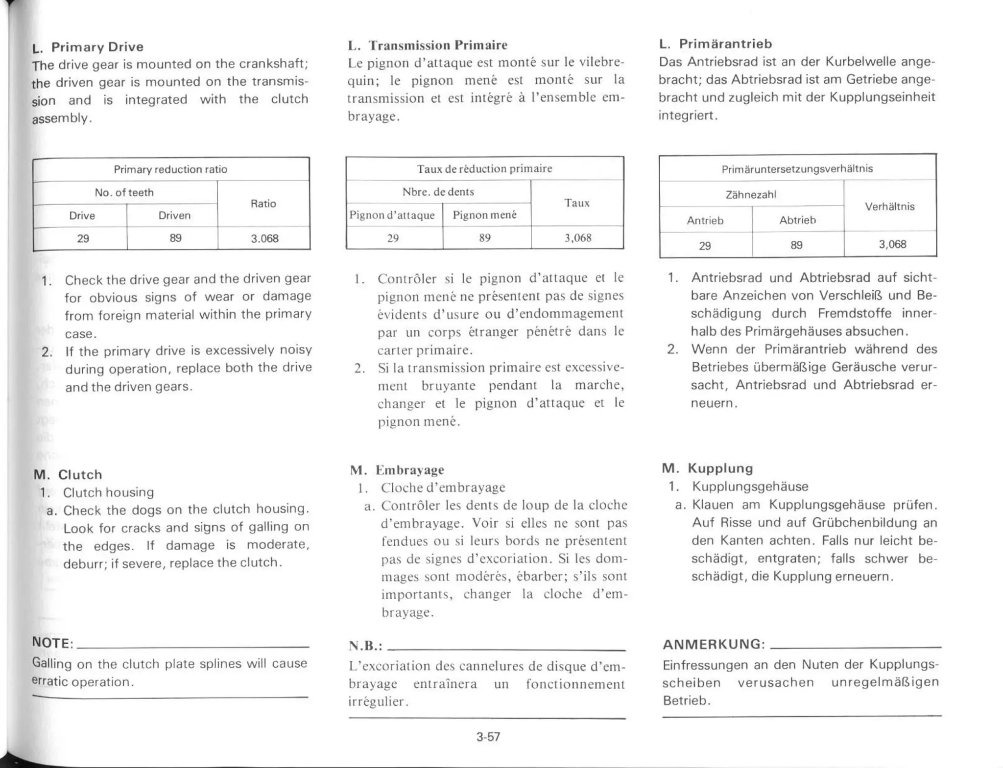 YAMAHA XS 400 1982 - service manual_chapter3_engine_overhaul_part2