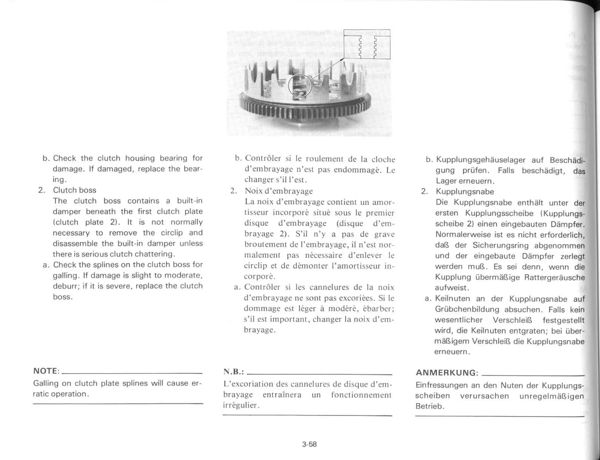 YAMAHA XS 400 1982 - service manual_chapter3_engine_overhaul_part2