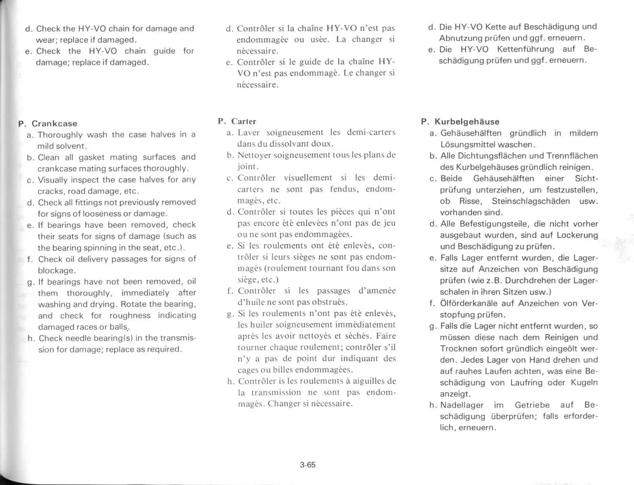 YAMAHA XS 400 1982 - service manual_chapter3_engine_overhaul_part2