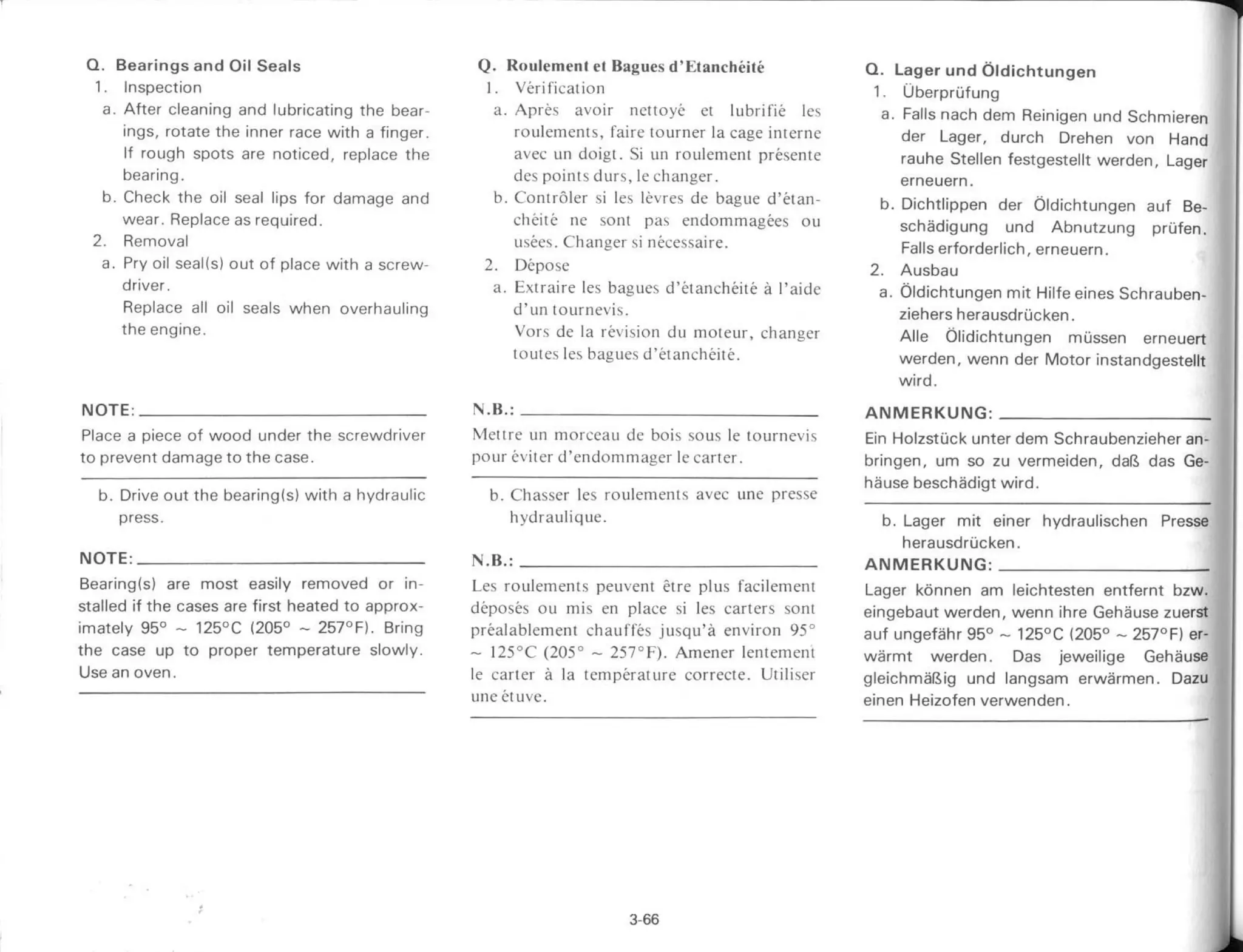 YAMAHA XS 400 1982 - service manual_chapter3_engine_overhaul_part2