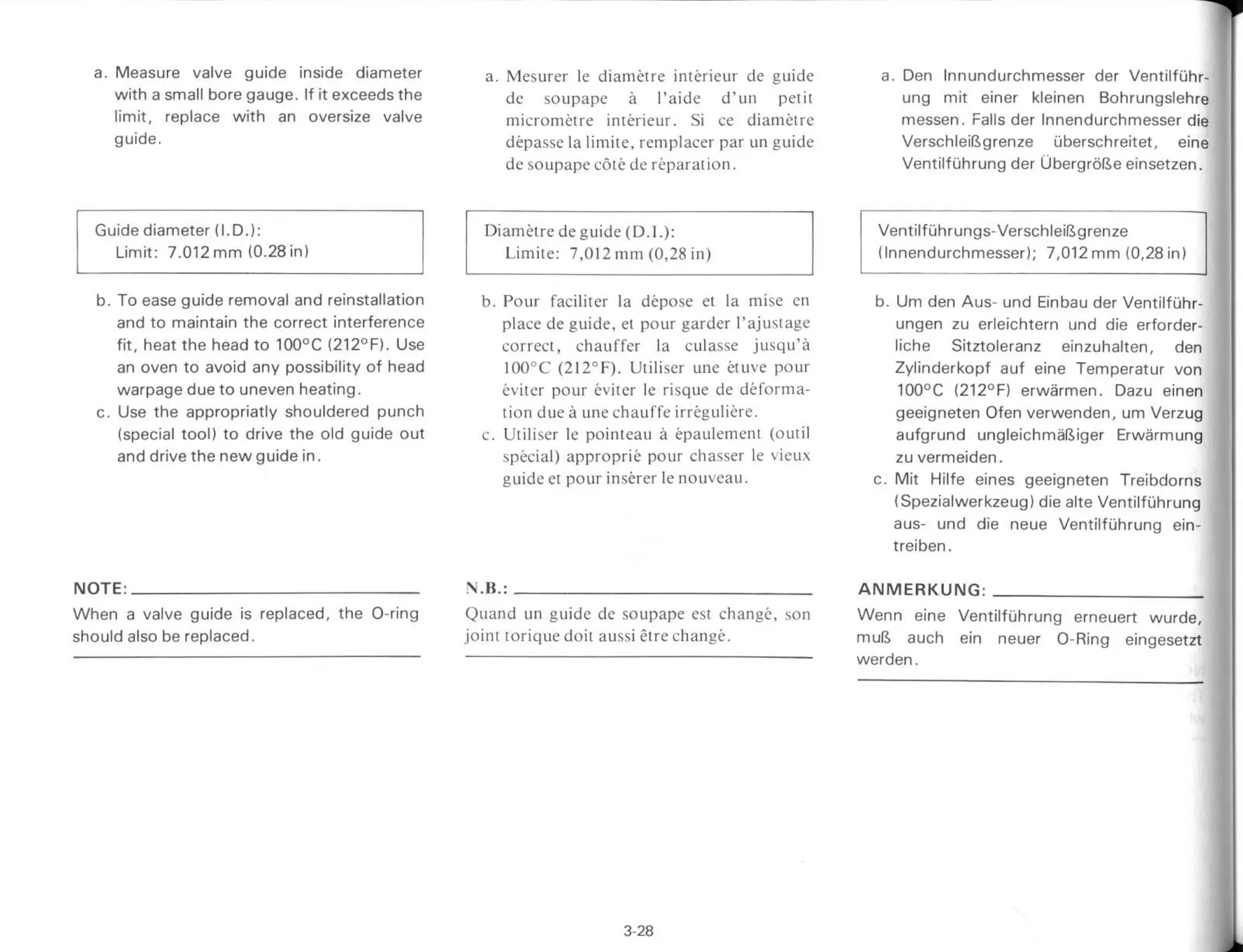 YAMAHA XS 400 1982 - service manual_chapter3_engine_overhaul_part2