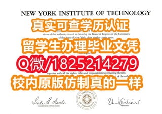 《纽约科技学院毕业证|学位证书校内仿真版本》