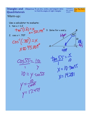 8-3 and 8-4 Finding Angles using Trig Ratios.pdf