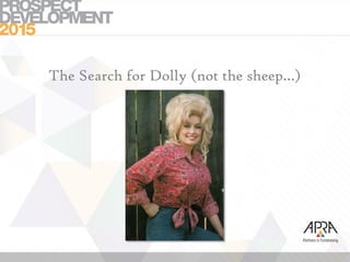 The Search for Dolly (not the sheep…)
 