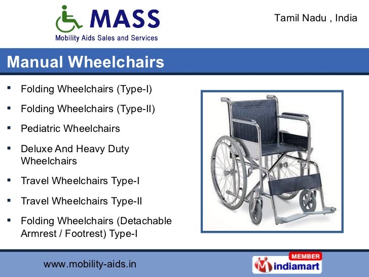 Deluxe And Heavy Duty Wheelchairs By MASS, Chennai