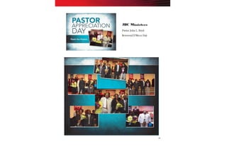 11
JBC Ministers
Pastor John L. Bryd
Reverend D’Ricco Day
 