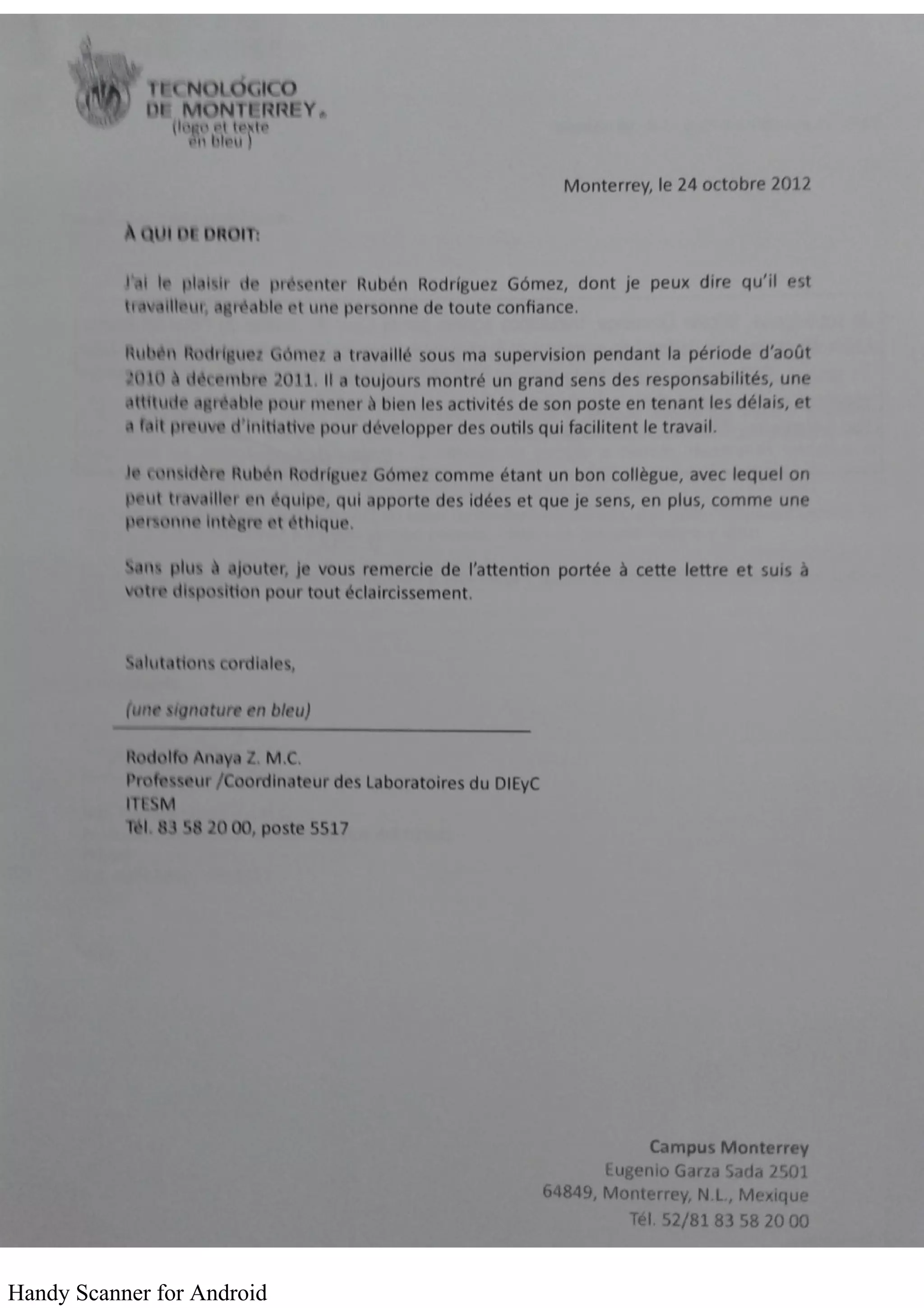 Handy Scanner for Android
 