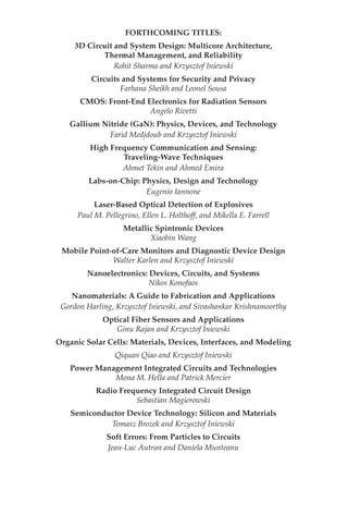High Speed Devices and Circuits with THz Applications 1st Edition Jung ...