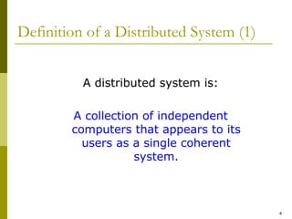 Introduction distributed system modernss | PPT | Operating Systems ...