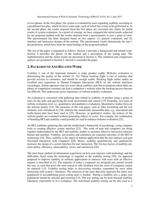 A Method for Website Usability Evaluation : A Comparative Analysis | PDF