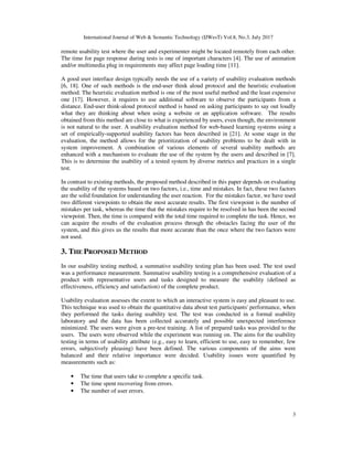 A Method for Website Usability Evaluation : A Comparative Analysis | PDF