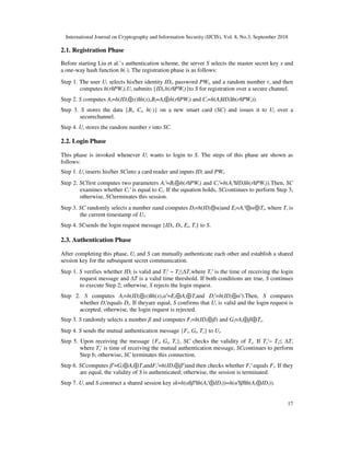 PRIVACY PRESERVING USER AUTHENTICATION SCHEME BASED ON SMART CARD | PDF