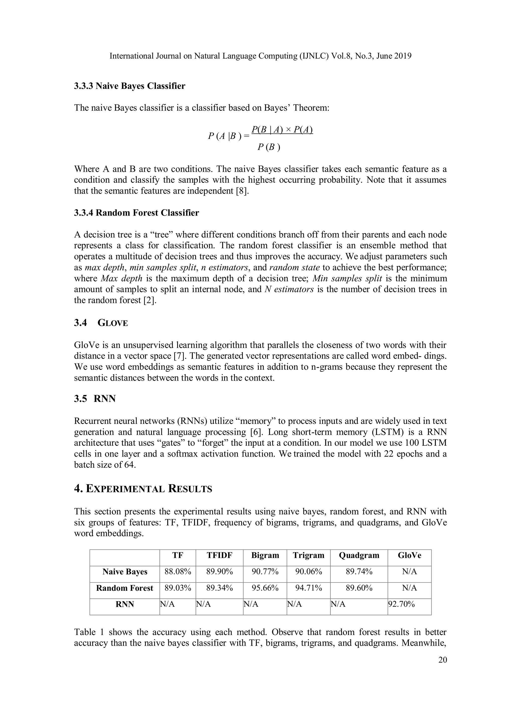 Fake news detection with semantic features and text mining pdf