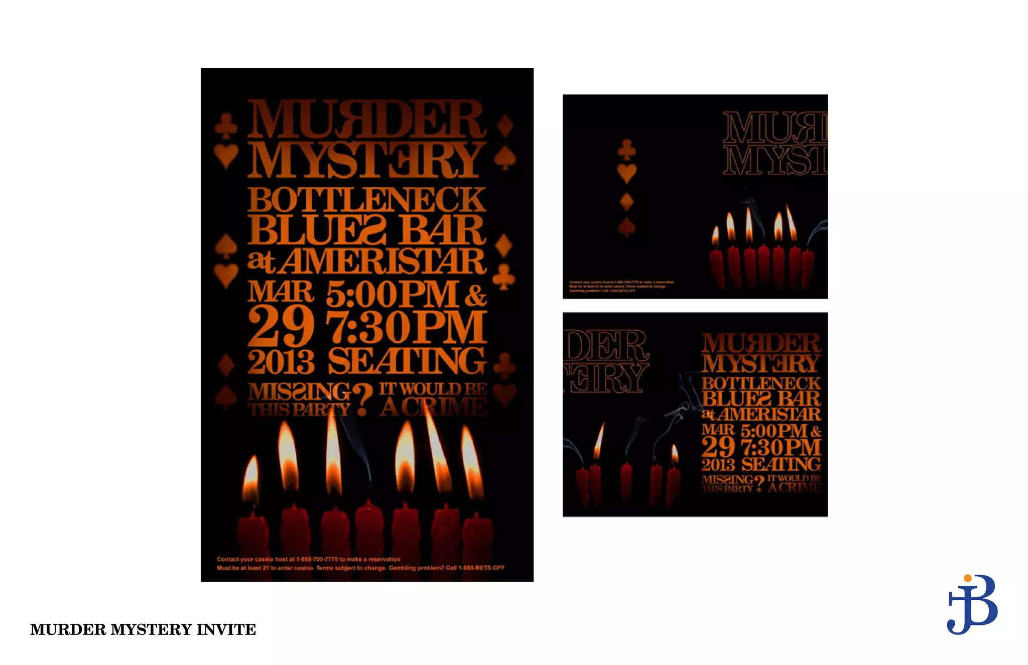 MURDER MYSTERY INVITE
 