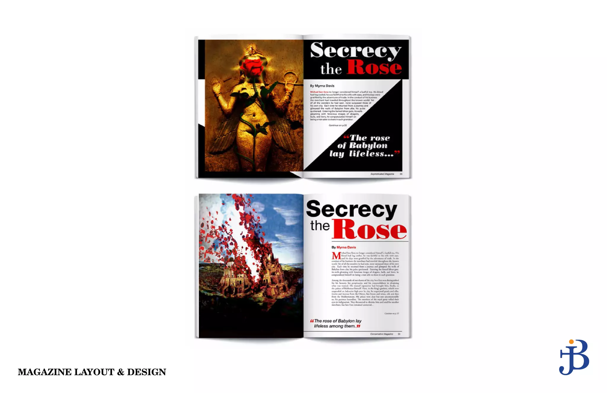 MAGAZINE LAYOUT & DESIGN
 