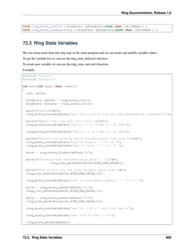 The Ring programming language version 1.6 book - Part 84 of 189 | PDF