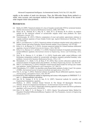 ACCURATE NUMERICAL METHOD FOR SINGULAR INITIAL-VALUE PROBLEMS | PDF