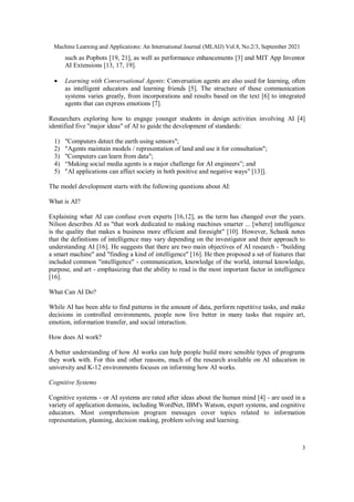 A Development Framework for a Conversational Agent to Explore Machine ...