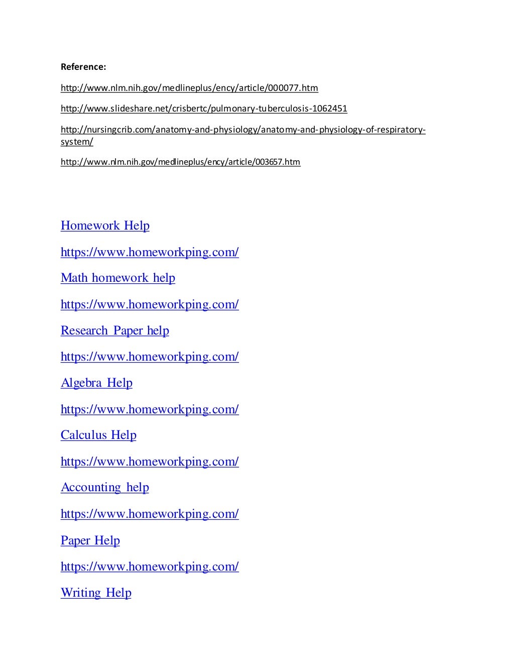 Tuberculosis case study questions image