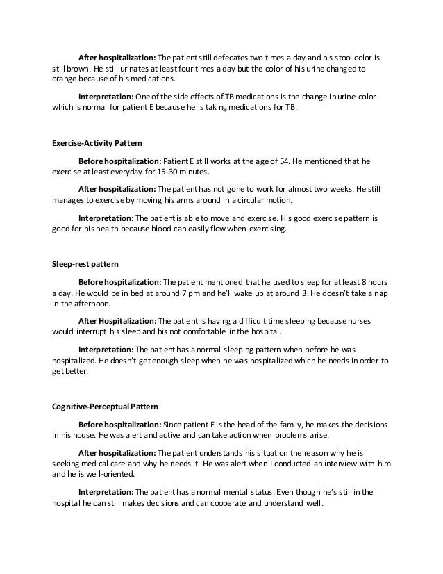 Nursing case study on pulmonary tuberculosis picture