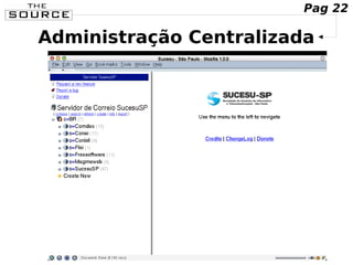 Administração Centralizada
Pag 22
 