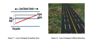 Figure 7 – Lane Changing Transition Zone Figure 8 – Lane Changing Collision Detection
 