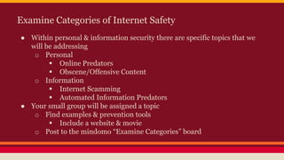 Internet safety Task Overview | PPT