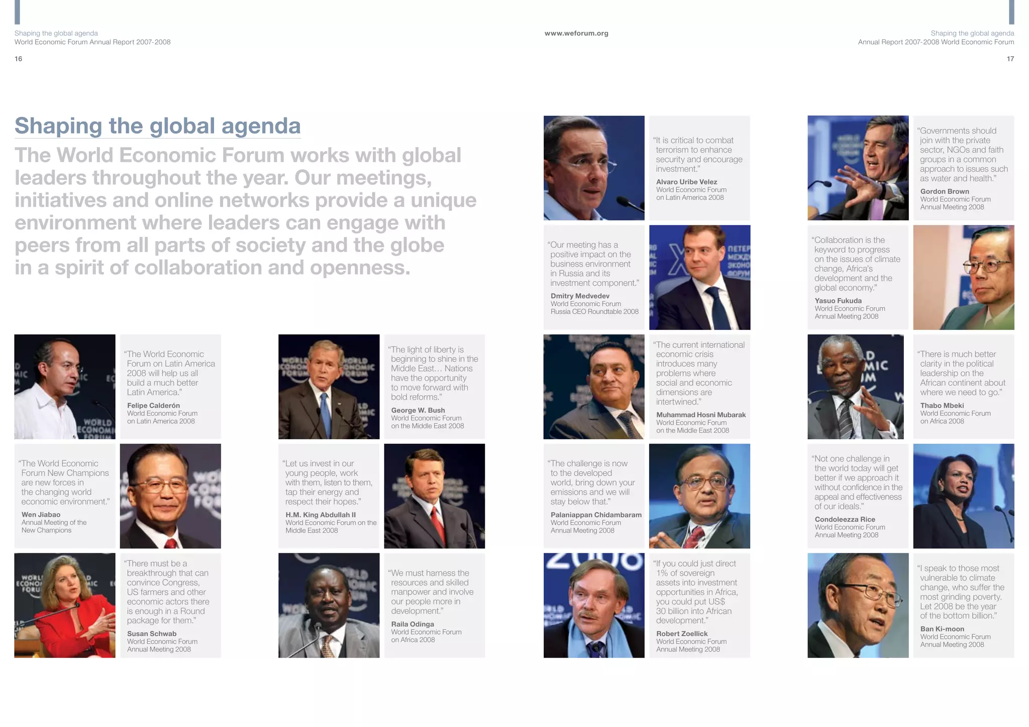 World Economic Forum - Annual Report 2007/2008