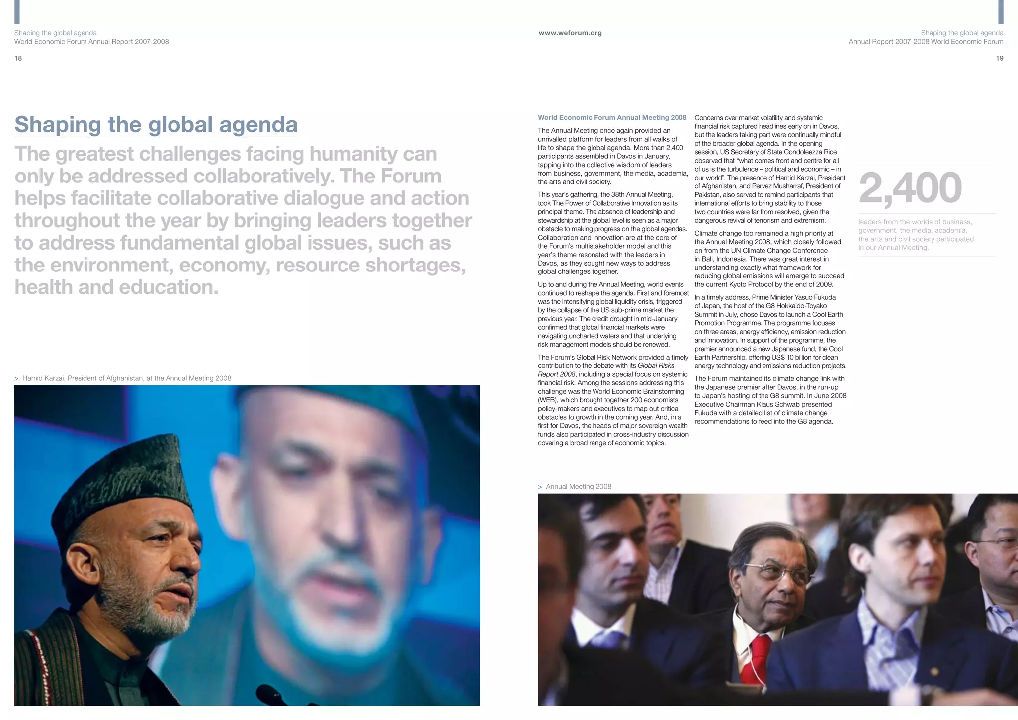 World Economic Forum - Annual Report 2007/2008