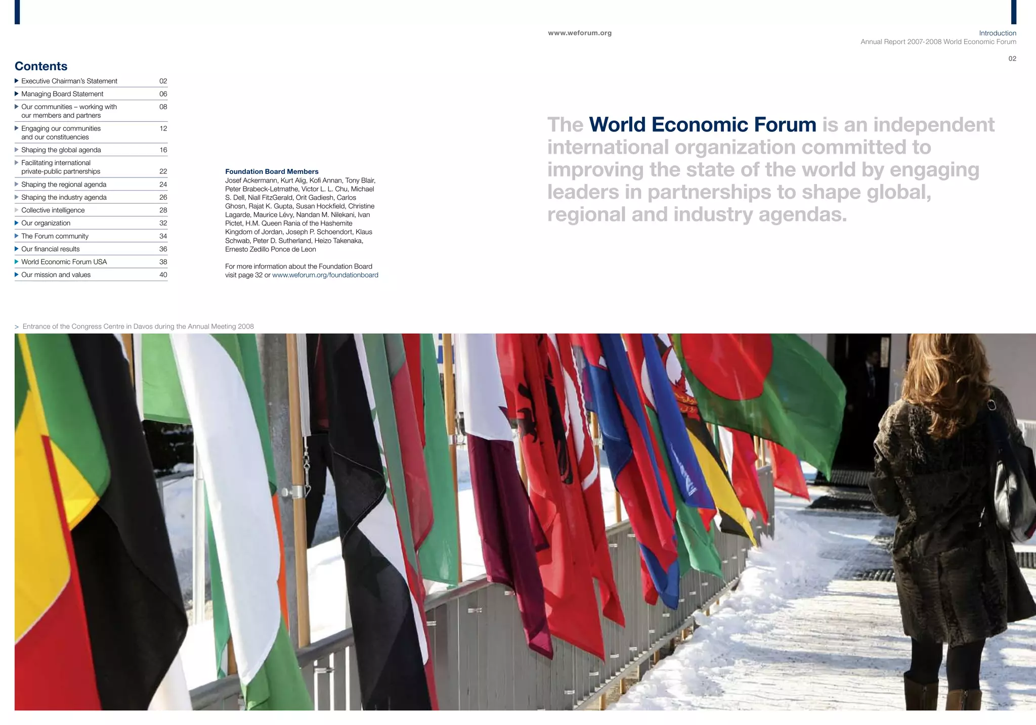 World Economic Forum - Annual Report 2007/2008