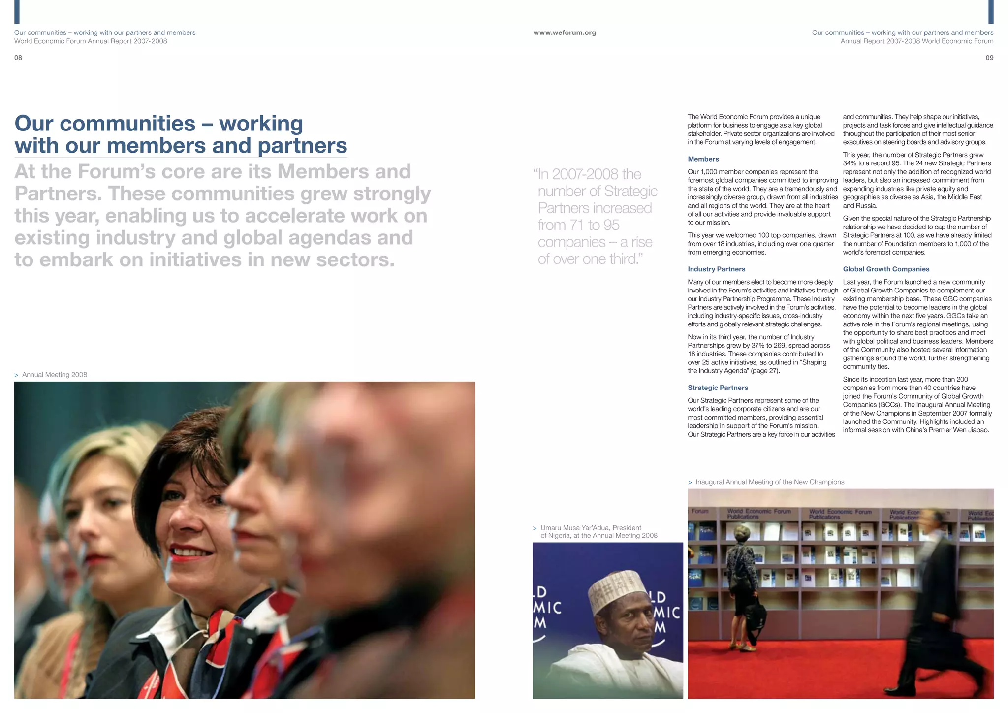 World Economic Forum - Annual Report 2007/2008