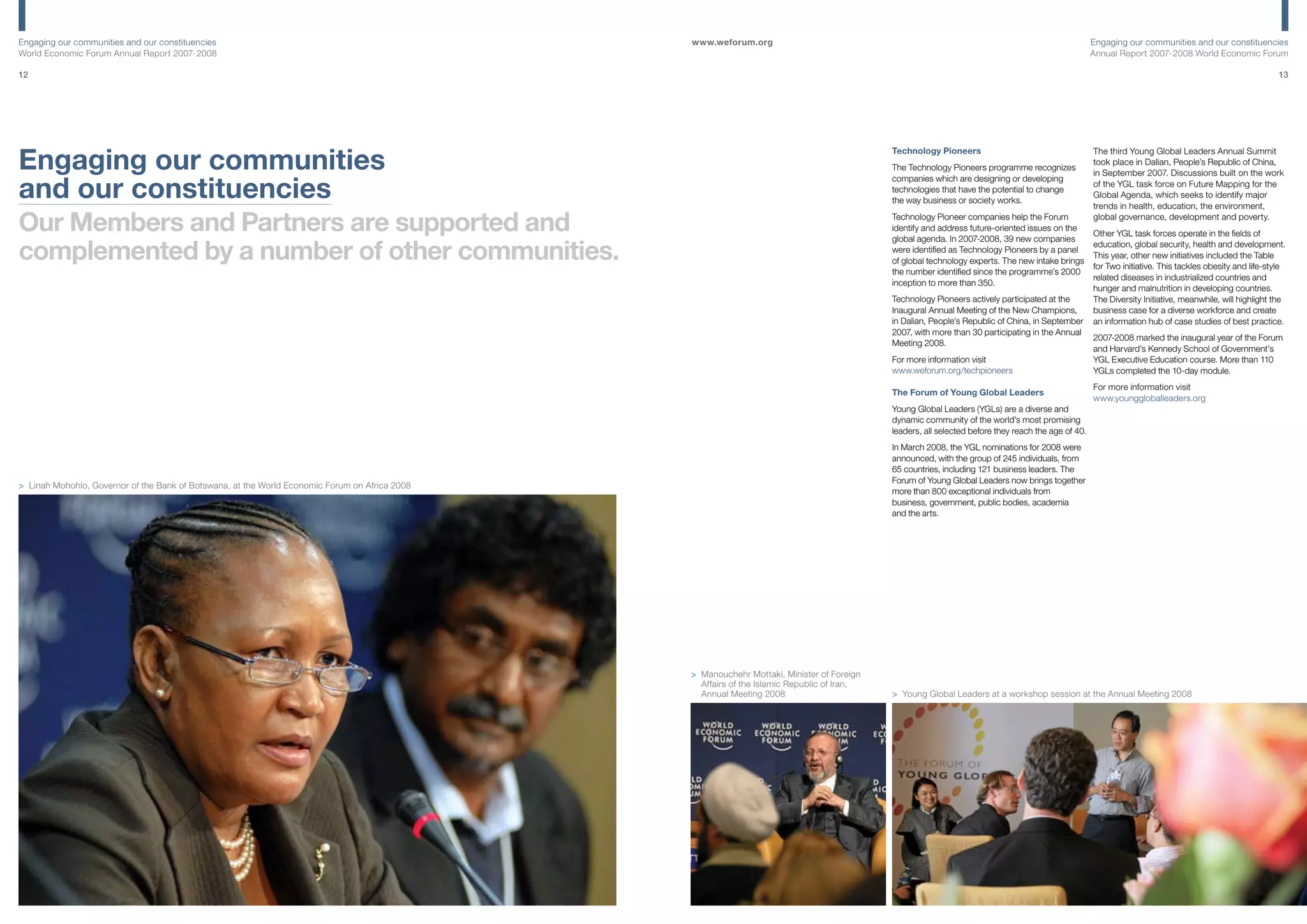 World Economic Forum - Annual Report 2007/2008